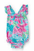 tropical-punch-ruffle-cross-back-romper Mila & Rose - Sophia's StyleRuffle Cross Back Romper-1